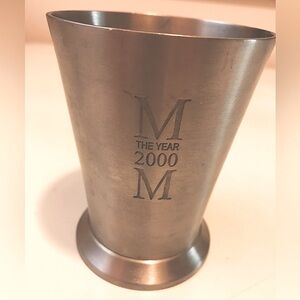 Y2K Silver Metal Candle Memento